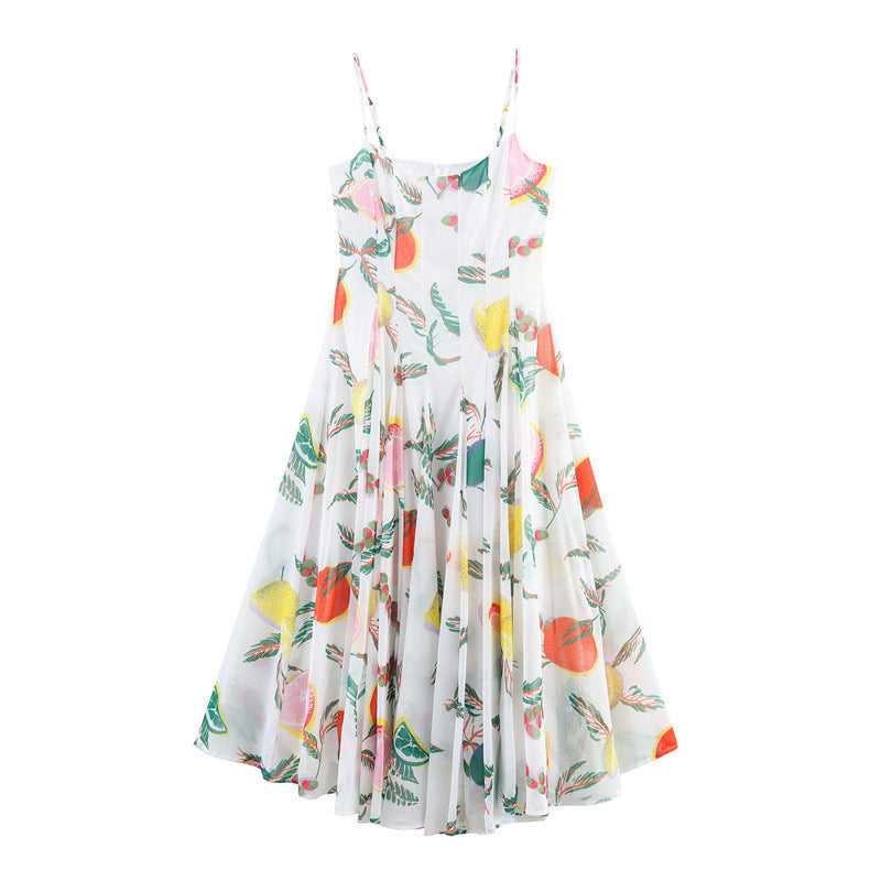 Oversized Swing Vacation Style Sling Dress
